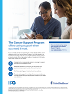 cancer support program flier